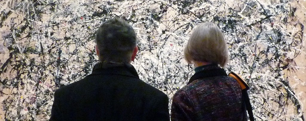 Jackson Pollock at MoMA (photo by Steven Zucker)